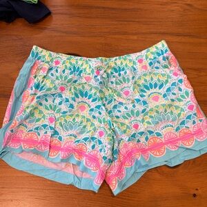 Lilly Pulitzer Katia Shorts Caribbean Citrus